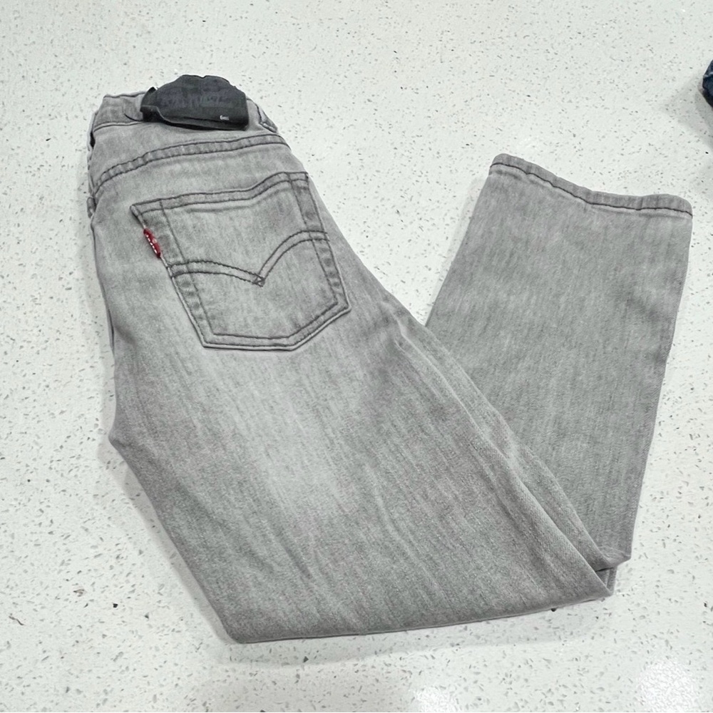 Levi's Light Gray Jeans Boys Levi’s 511 slim size 6 reg